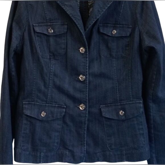 Dana Bachman Jean jacket Size 16 - Picture 3 of 5